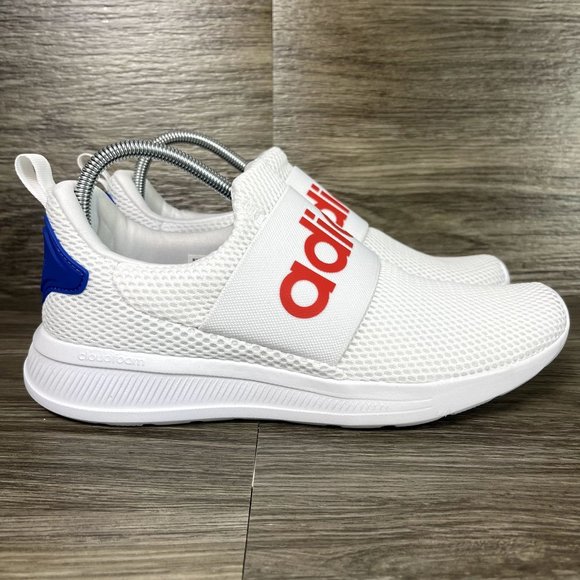 adidas Other - Adidas Lite Racer ADAPT 4.0 White/Red/Blue H04808 Shoes Size 8.5 NWT